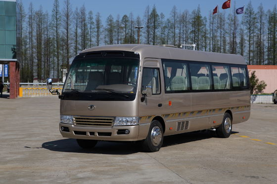 Cina Keliling Kota Keliling Bisnis minibus / Penumpang Minibus ISUZU Engine pemasok