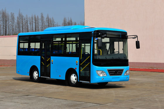 Cina Euro 3 Transportasi Bus Antar Kota Kecil Tinggi Atap Minibus 91 - 110 Km / H pemasok