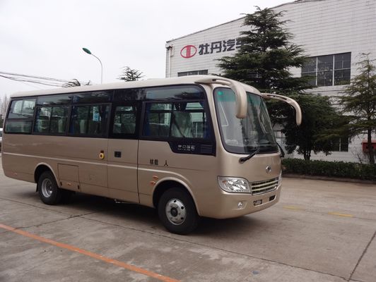 Cina School Transportation Star Type 30 Passenger Mini Bus With Aluminum Hard Door pemasok