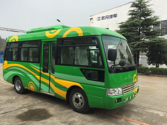 Cina Euro 4 Engine 30 Bus Penumpang Kendaraan Komersial Kecil Suspensi Musim Semi Daun pemasok