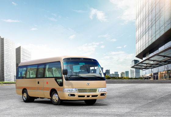 Cina Medium 4X2 Passenger Fuel Efficient Minivan Yuchai Engine Passenger Coach Bus pemasok