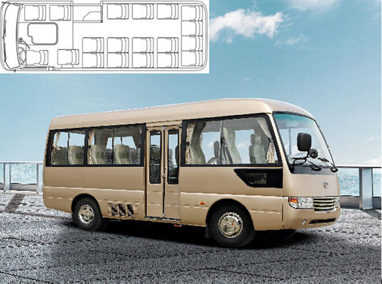 Cina Mudan Euro 3 Diesel Mini Bus Luxury 25 Mesin Van Penumpang Van Brake pemasok