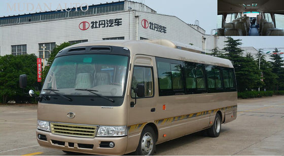 Cina Air Brake RHD Tourism Star Minibus Model Coach Bus With Euro III Standard pemasok