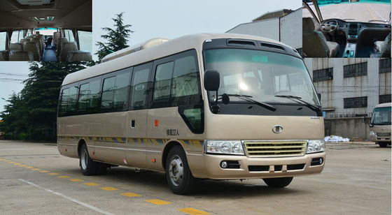 Cina 143HP / 2600RPM Star Travel Buses , 7.3M Length Sightseeing Tour Bus pemasok