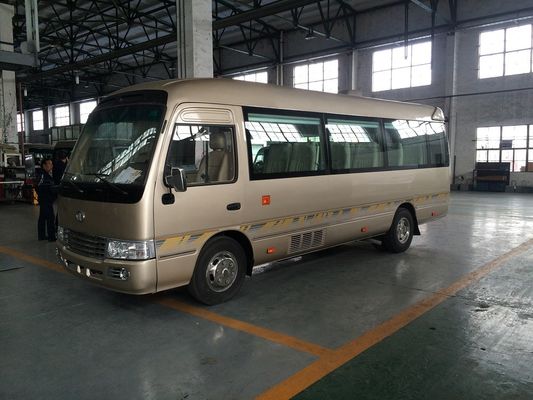 Cina 7.5M Length Golden Star Minibus Sightseeing Tour Bus 2982cc Displacement pemasok