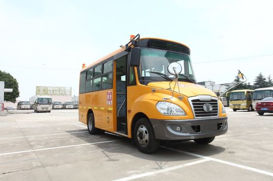 Cina Durable Red Star School Small Passenger 25 Seats Minibus Luxury Cummins Engine pemasok