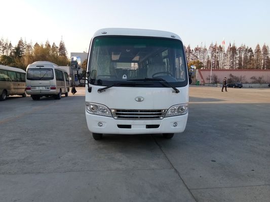 Cina Long Wheelbase Hemat Energi RHD Bisnis 30 Seater MiniBus Rear Axle Diesel pemasok