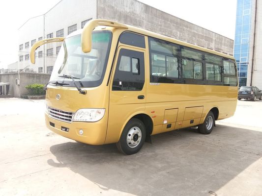 Cina 3.9L Cummins Engine 20 Seater Minibus / Inner City Bus Dua Folding Passenger Door pemasok