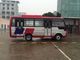 Durable Red Star Travel Buses With 31 Seats Capacity Small Passenger Bus For Company pemasok