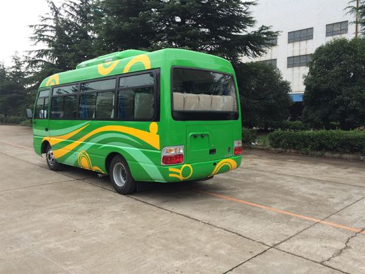 Cina Perjalanan Mewah Toyota Hino Bus Rosa Minibus Rural Coaster Dengan JAC Engine pemasok