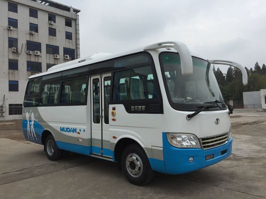 Cina SKD / CKD Diesel Mini Bus 19 Seater Minibus Public Service 3300mm Wheel Base pemasok
