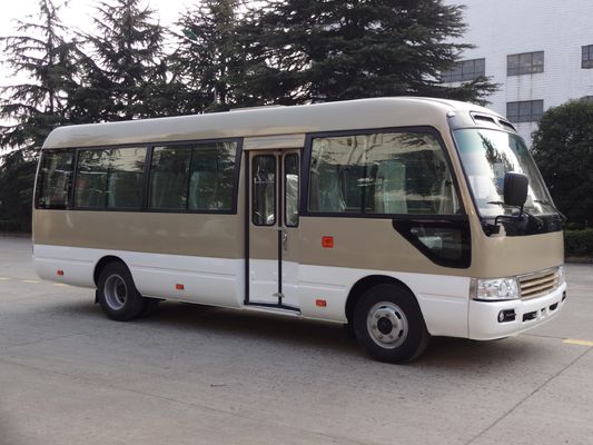 Cina Kapasitas Besar Front Cummins Engine Coaster Minibus Diesel Travel Coach Buses pemasok