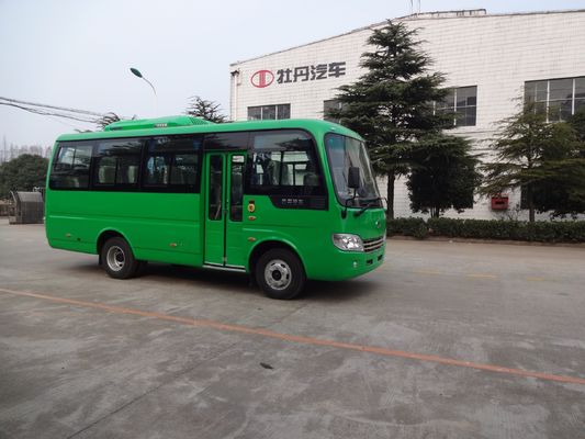 Cina Luxury Star Tourist Mini Bus 15 Passenger Coach Vehicle With 85L Fuel Tank pemasok