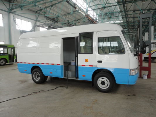 Cina JX493ZLQ Transport Coaster Manual Safest Mini Van Semi - Integral Body pemasok