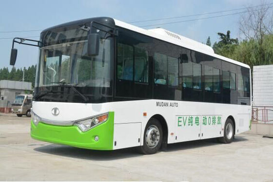 Cina Hybrid Urban Intra City Bus 70L Fuel , Mudan Inner City Bus LHD Steering pemasok