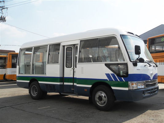 Cina Tourist Coaster type Mini Cargo Van Mudan 10 Passenger Bus RHD LHD Steering pemasok