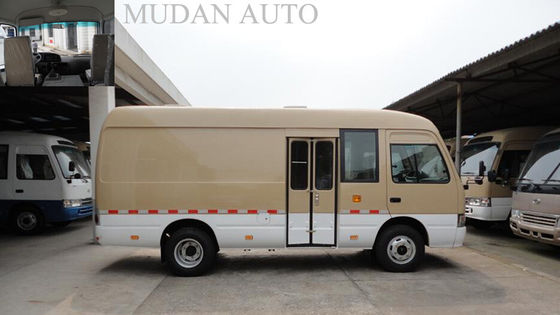 Cina MD6601 Aluminum Transport Minivan Coaster Luxury Mini Vans Spring Leaf Suspension pemasok
