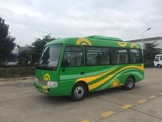 Cina Pedesaan Rosa Minibus Coaster Jenis Bus City Service Dengan JAC LC5T35 Gearbox pemasok