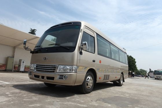 Cina Passenger Vehicle Chassis Buses For School , Mitsubishi Minibus Cummins Engine pemasok