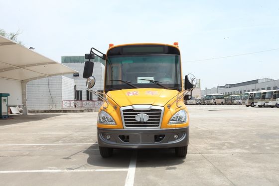 Cina Yellow Seat Arrangement School Minibus / Diesel Minibus Long Distance Transport pemasok