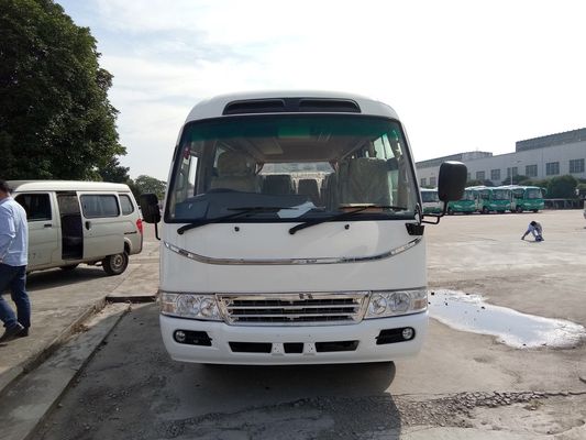 Cina Pneumatik Folding Door Coaster Bus Motorhome Transport 19 Kursi Desain Warna Baru pemasok