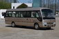 Customized Coaster Minibus 31 Pcs Tempat Duduk Kendaraan Komersial Penumpang dengan Mannual Gearbox pemasok