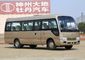 100km / h Stocked City Coaster Mini Bus Kiri Drive Tangan, Pedang Pedesaan Tipe Diesel Mini Bus pemasok