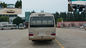 100km / h Stocked City Coaster Mini Bus Kiri Drive Tangan, Pedang Pedesaan Tipe Diesel Mini Bus pemasok
